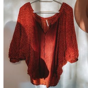 Free people boho blouse